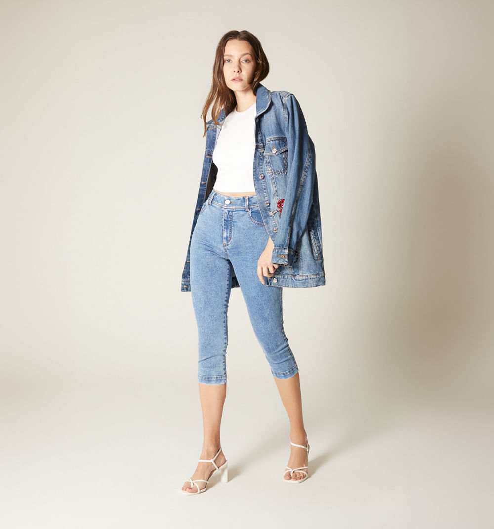 Chamarra Over Size Con Apliques Love