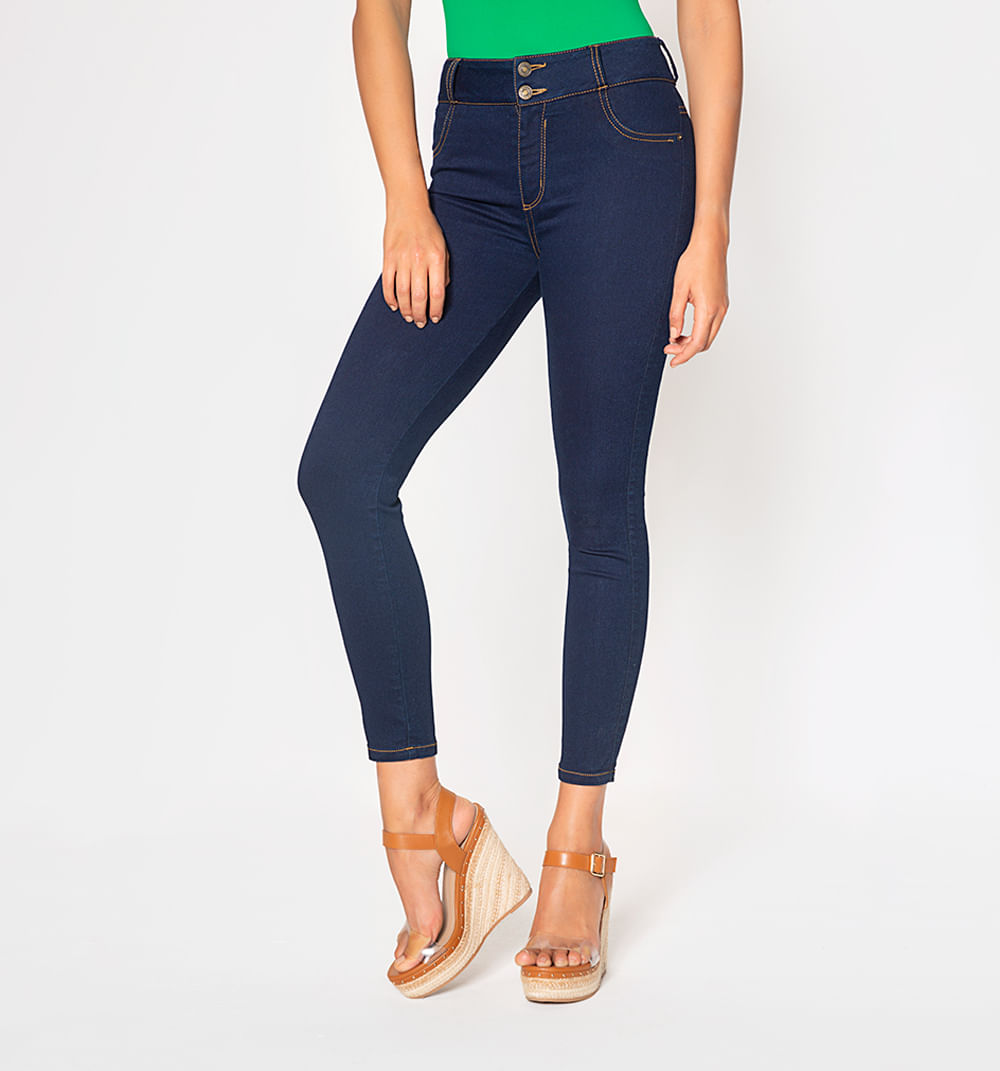 Jean Skinny Levanta Cola,Tiro Alto, Pret