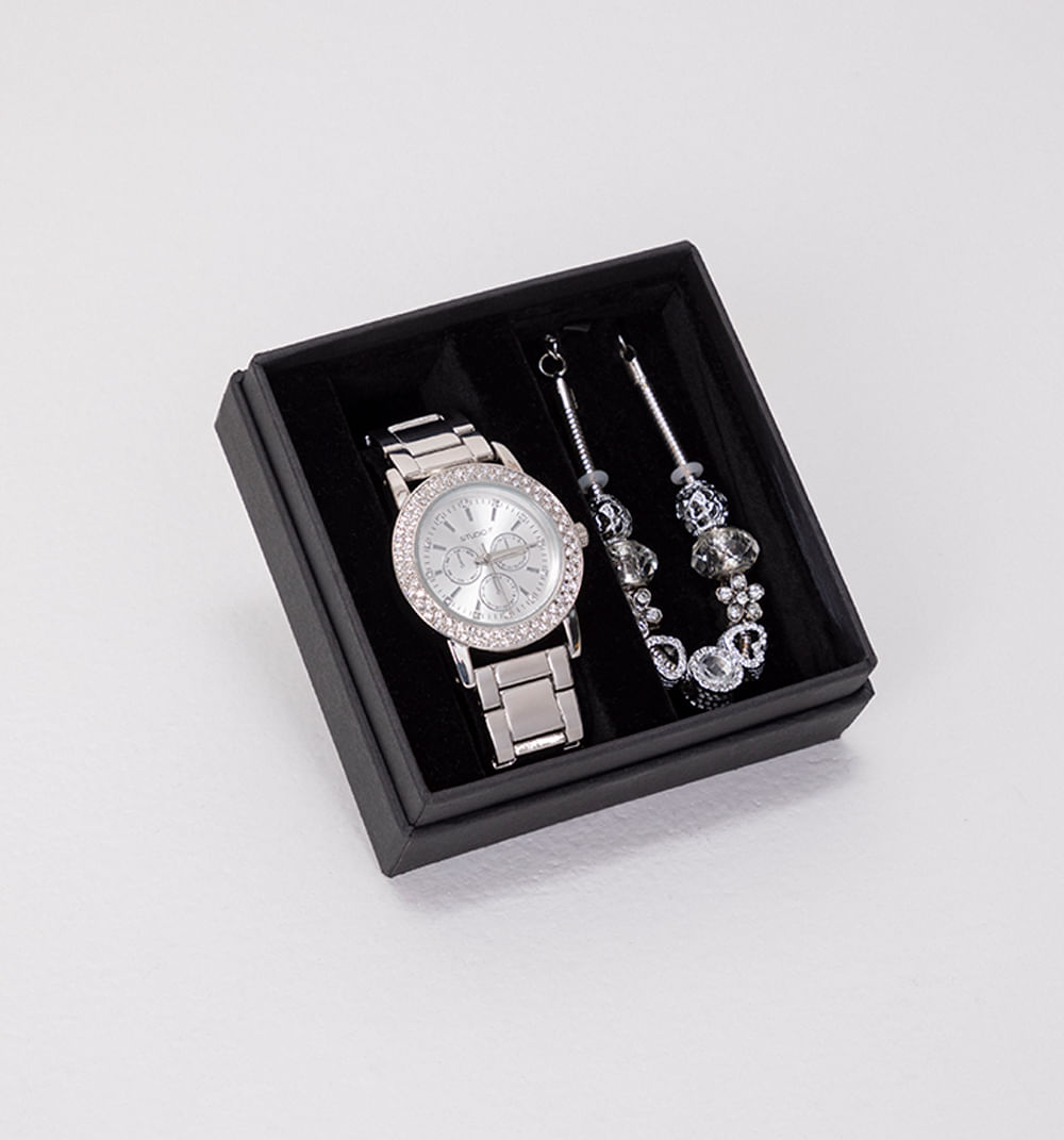 Set Reloj Y Pulsera