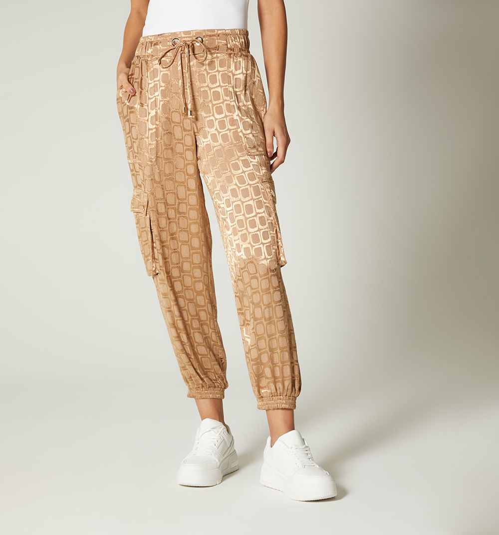 Pantalon Con Bolsillos Cargo