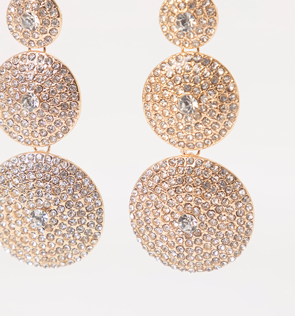 Aretes Circulos Cristales