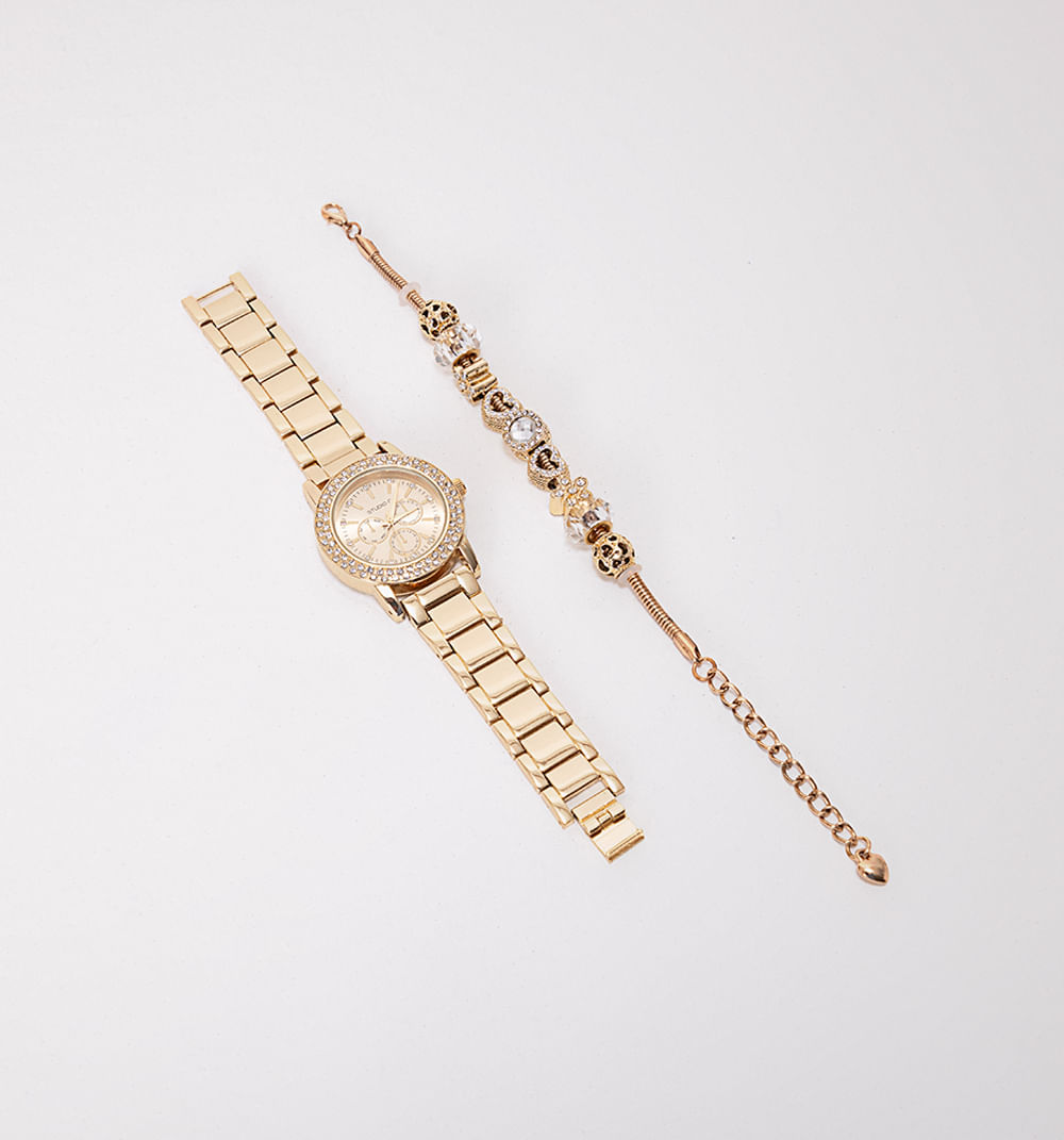 Set Reloj Y Pulsera