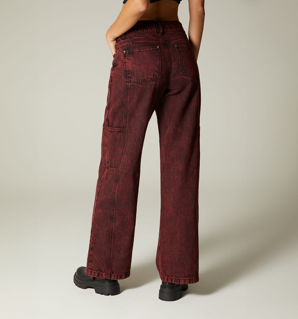 Jean Palazo Tiro Medio, Bolsillos Cargo