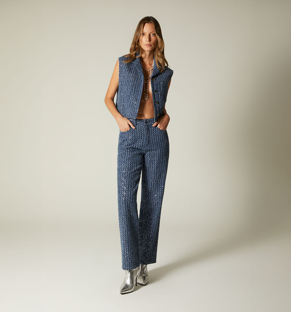 Jean Bota Recta Tiro Alto Correa Para Mu