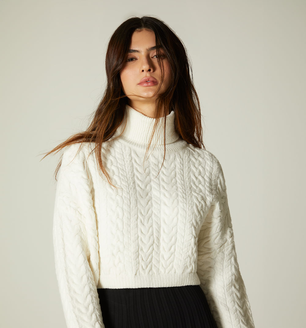 Sueter Tejido Cuello Tortuga