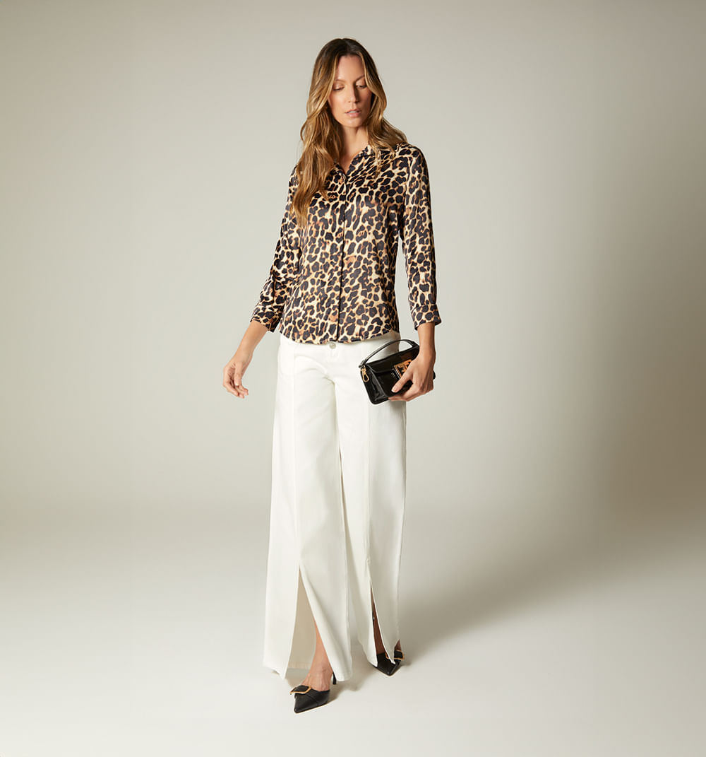 Blusa Camisera Manga 3/4