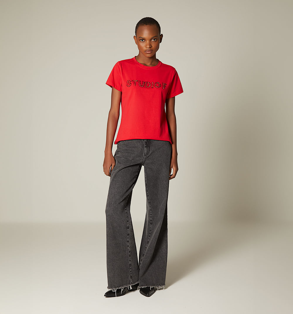 Camiseta Studio F Pedrería