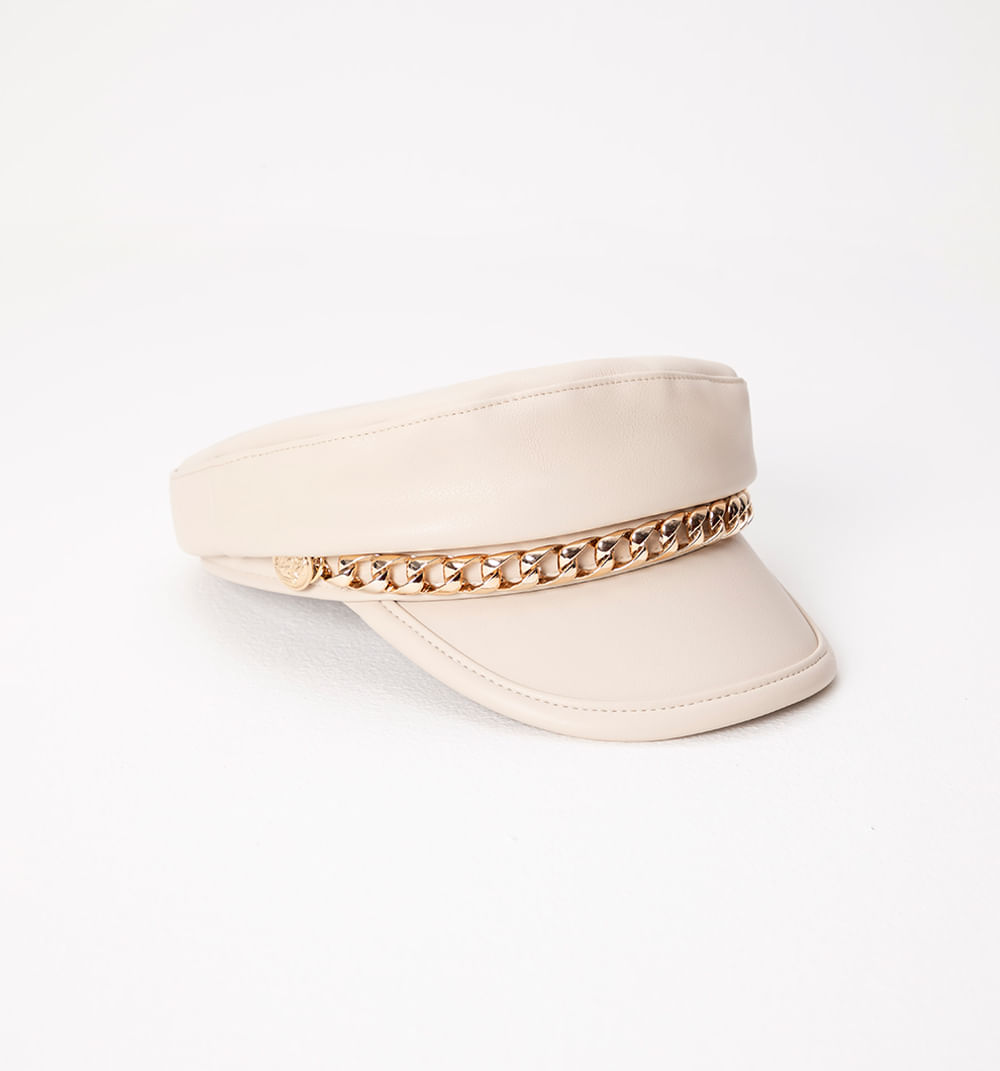 Sombrero Tipo Boina Con Cadena