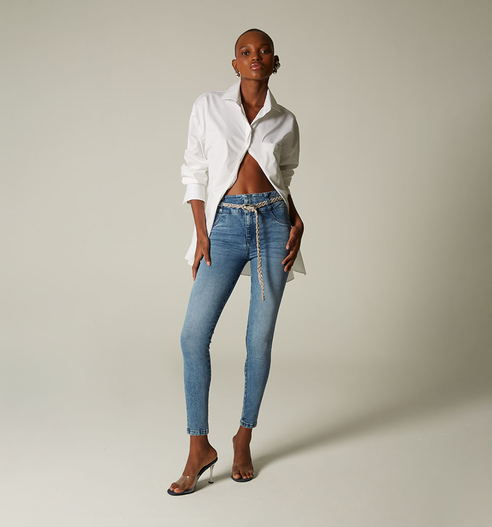 Jean Ultraslim, Tiro Alto, Pretina Ancha, Correa