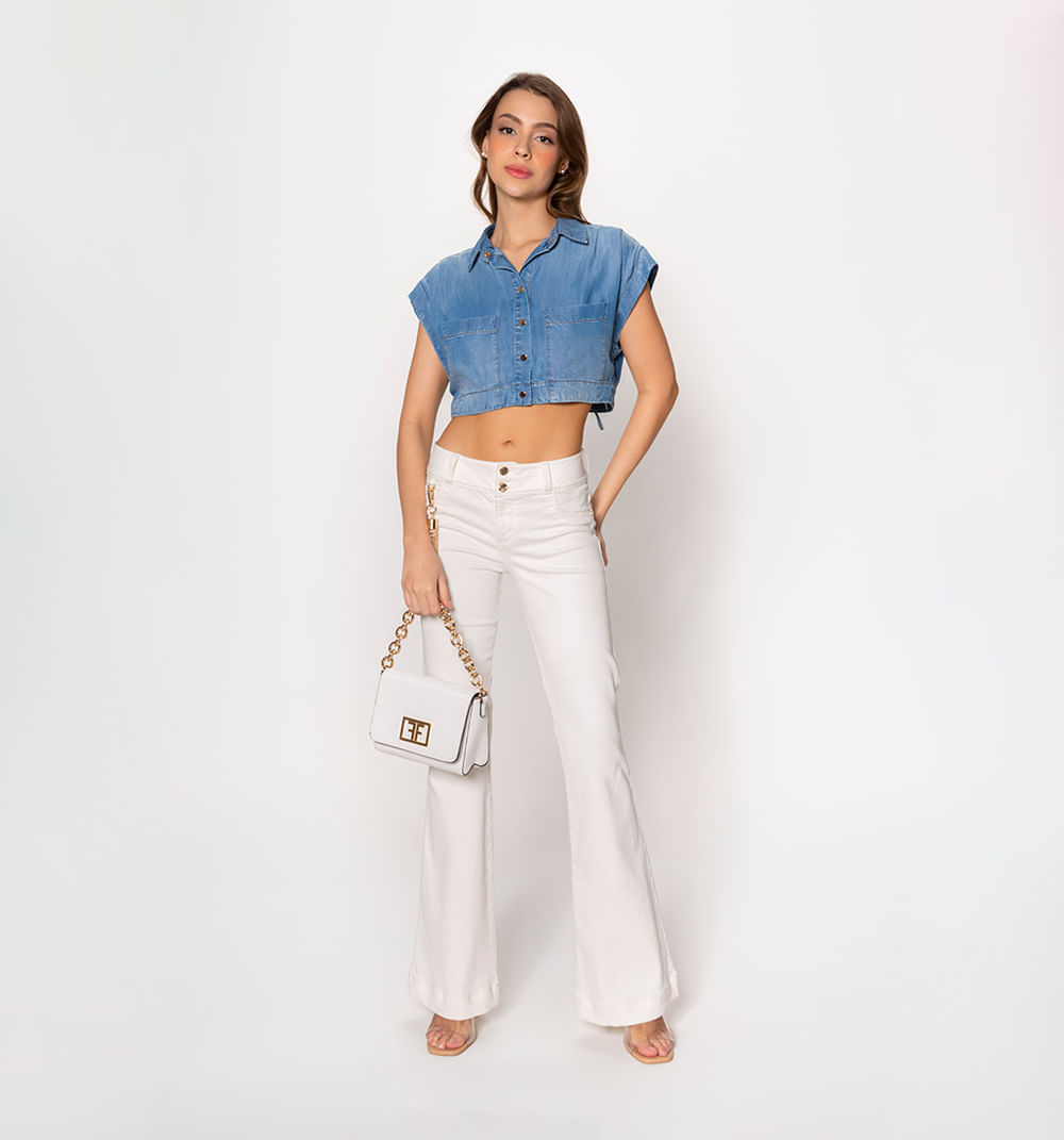 Jean Campana Tiro Medio, Cinco Bolsillos