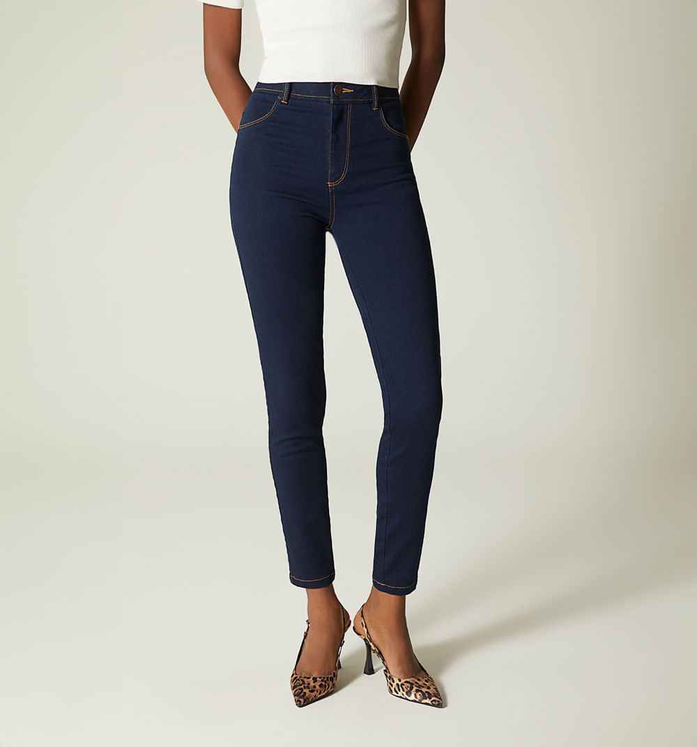 Jeggings Tiro Alto, Cinco Bolsillos,Tayl