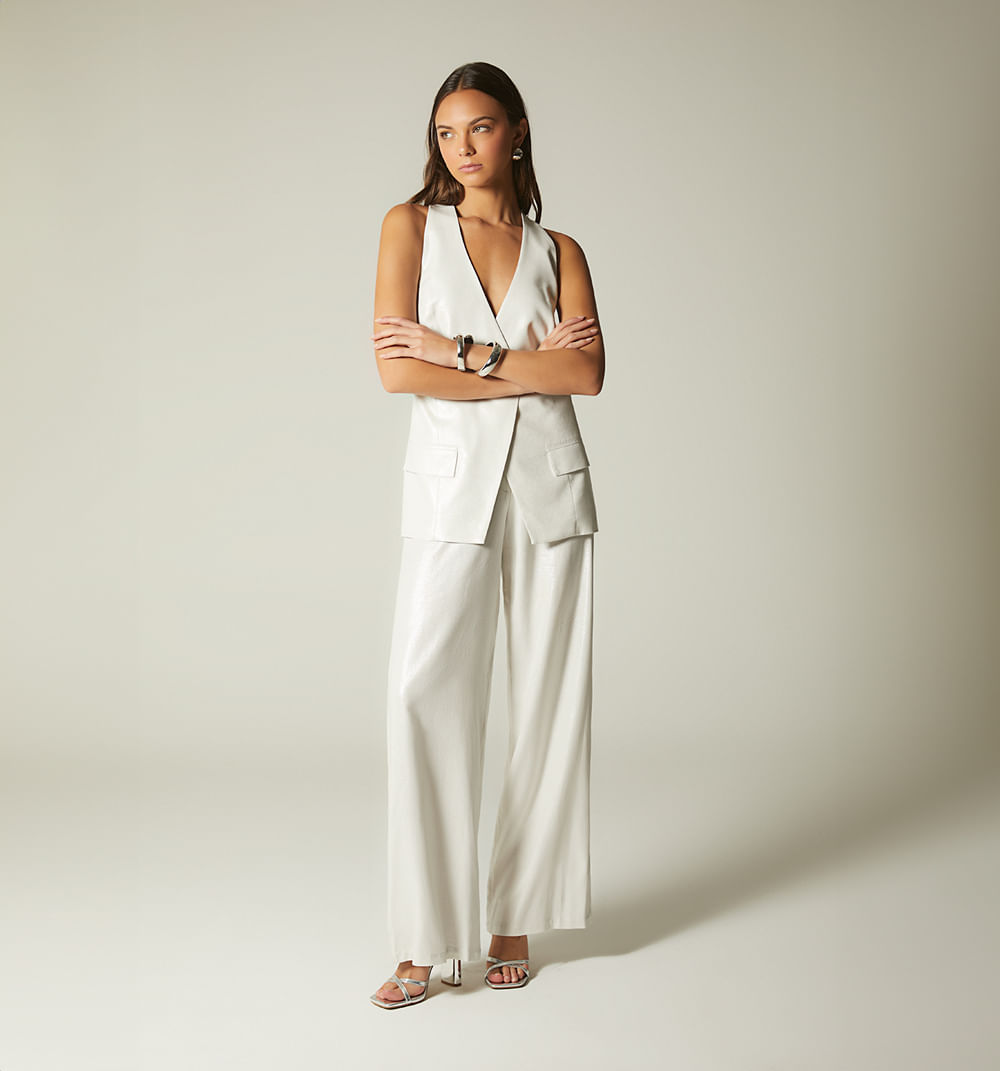 Conjunto Pantalón Y Chaleco Largo