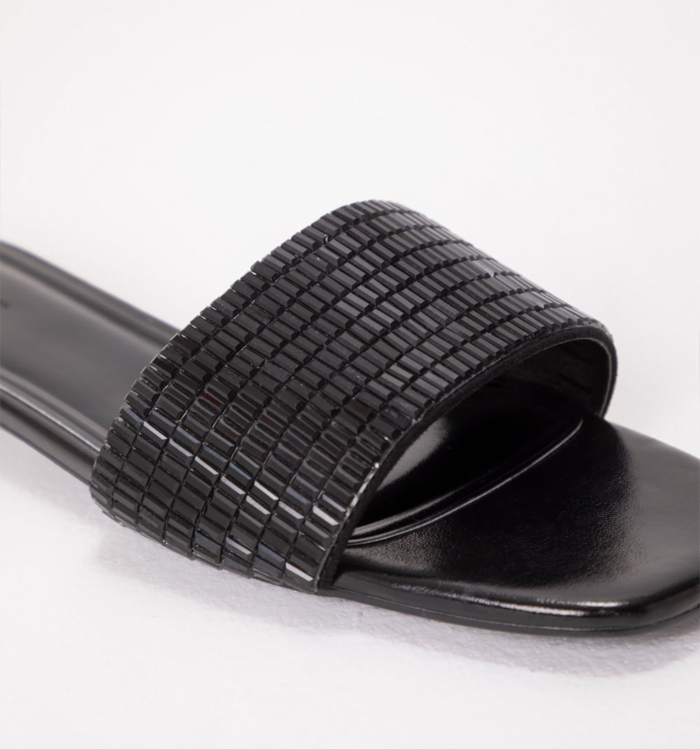 Sandalia Plantisuela Capellada Brillante