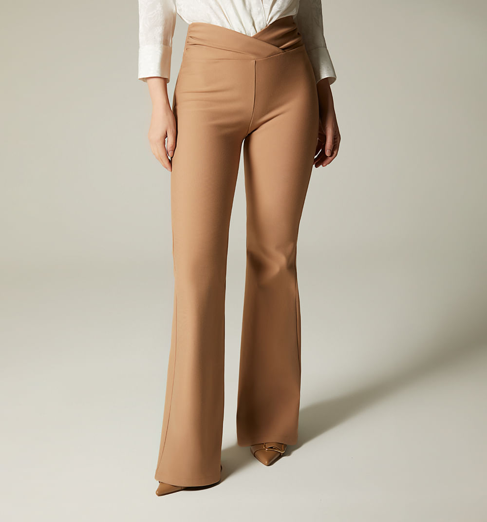 Leggins Tiro Alto Bota Campana Con Preti