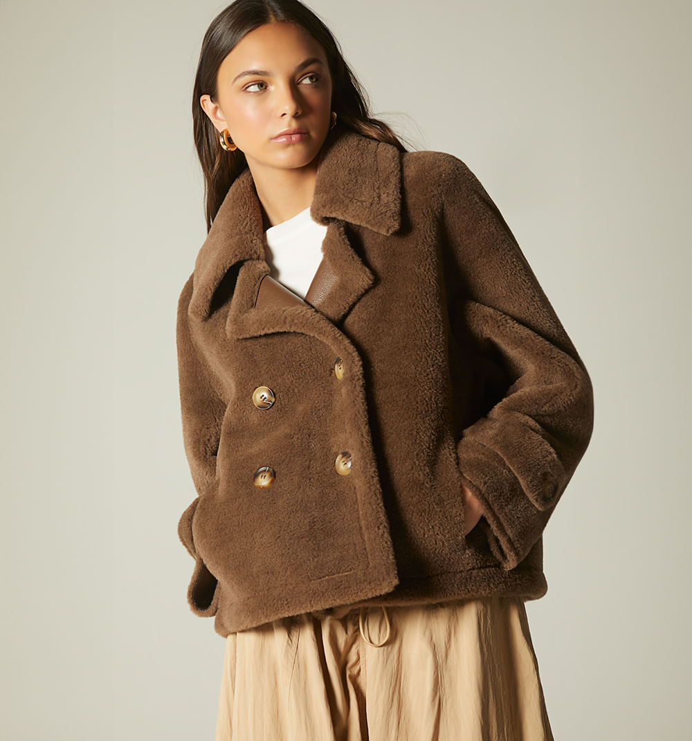 Chamarra Oversize Teddy