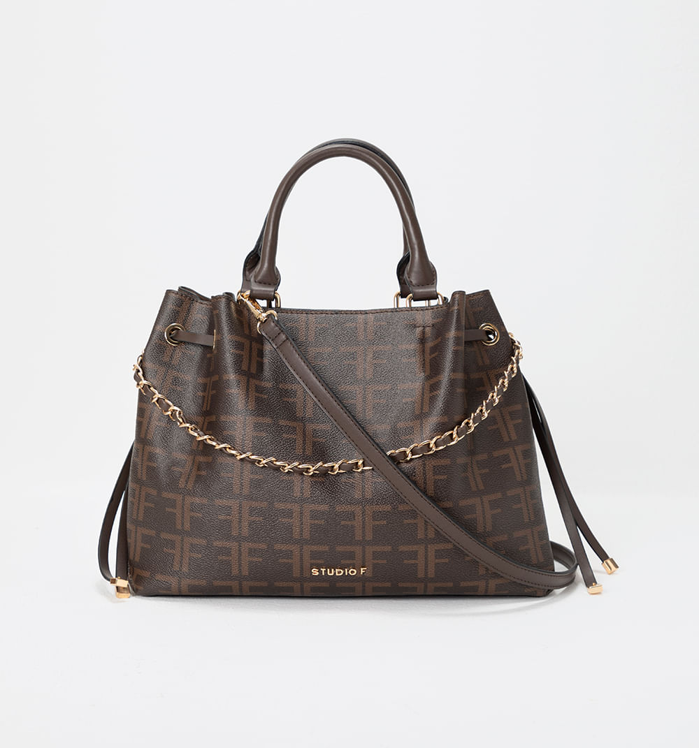 Bolso De Mano Monograma Ff