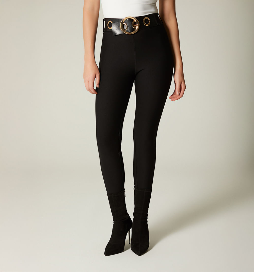 Leggins Tiro Super Alto Bota Campana Con