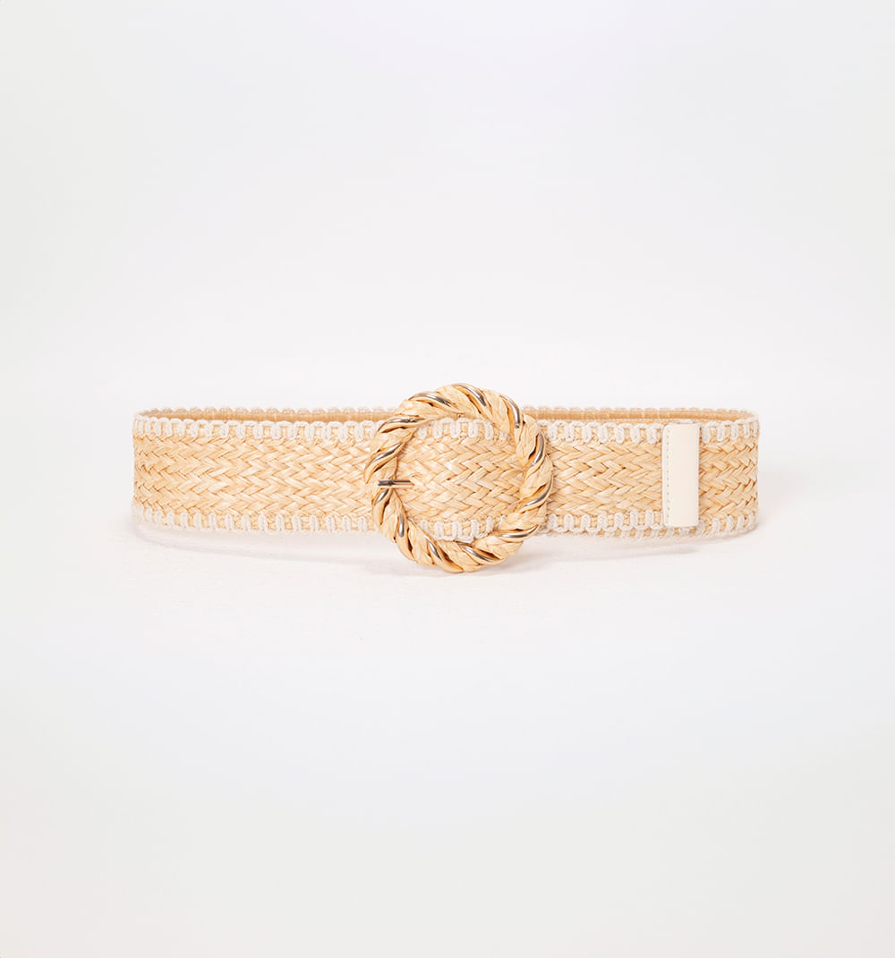 Correa Organica Hebilla Trenzada