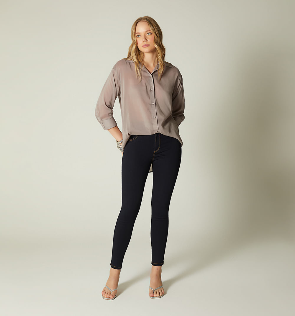Jean Skinny Levanta Cola,Tiro Alto, Pret