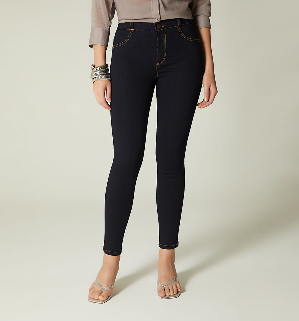 Jean Skinny Levanta Cola,Tiro Alto, Pret
