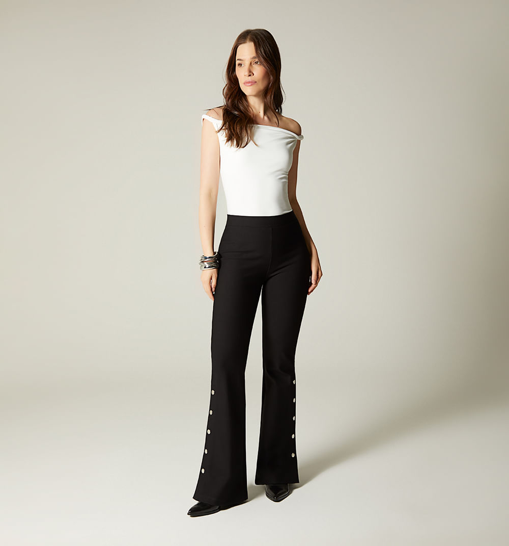 Leggins Tiro Alto Bota Semi Campana