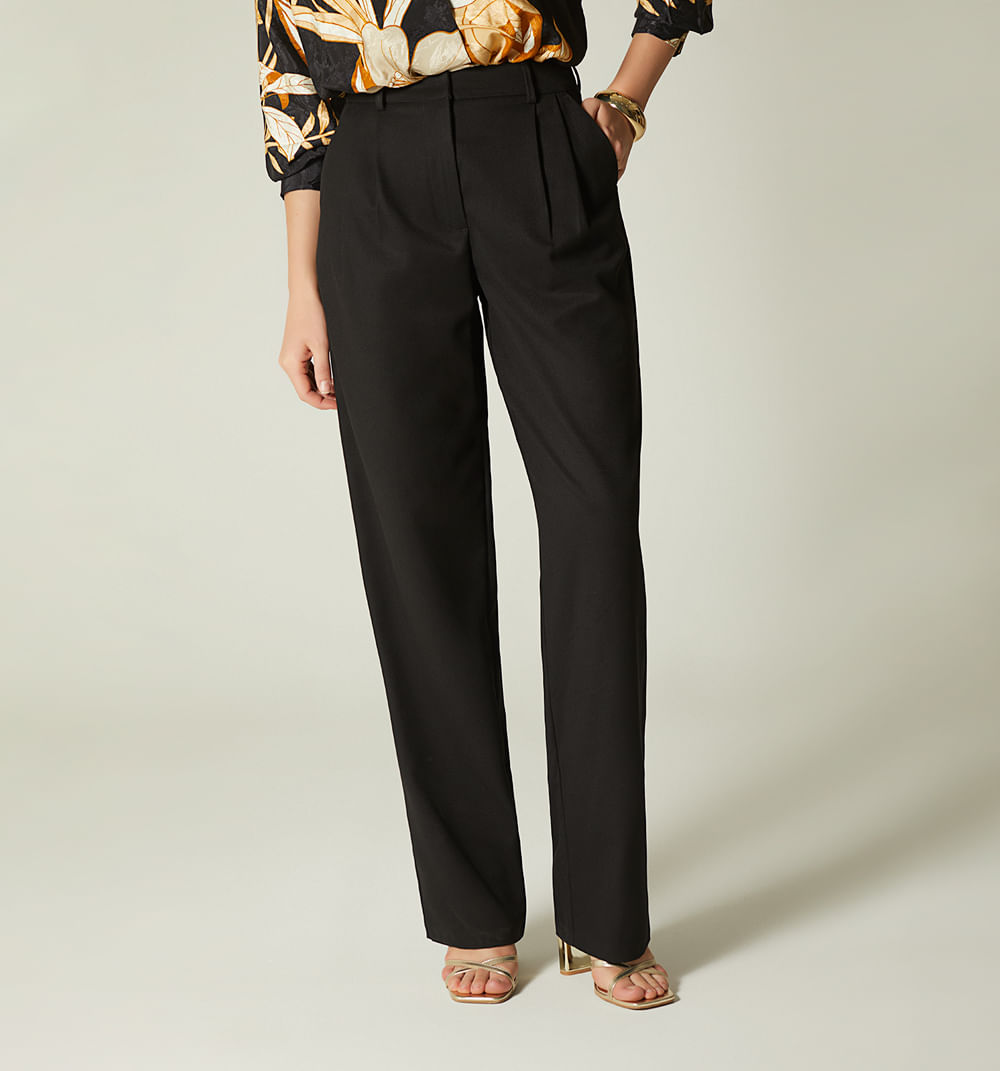 Pantalon Tiro Alto De Prenses