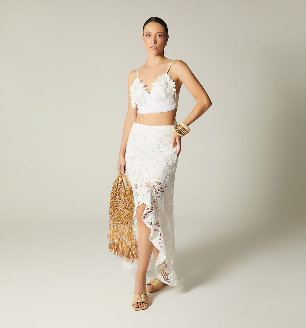 Falda Larga Con Bolero