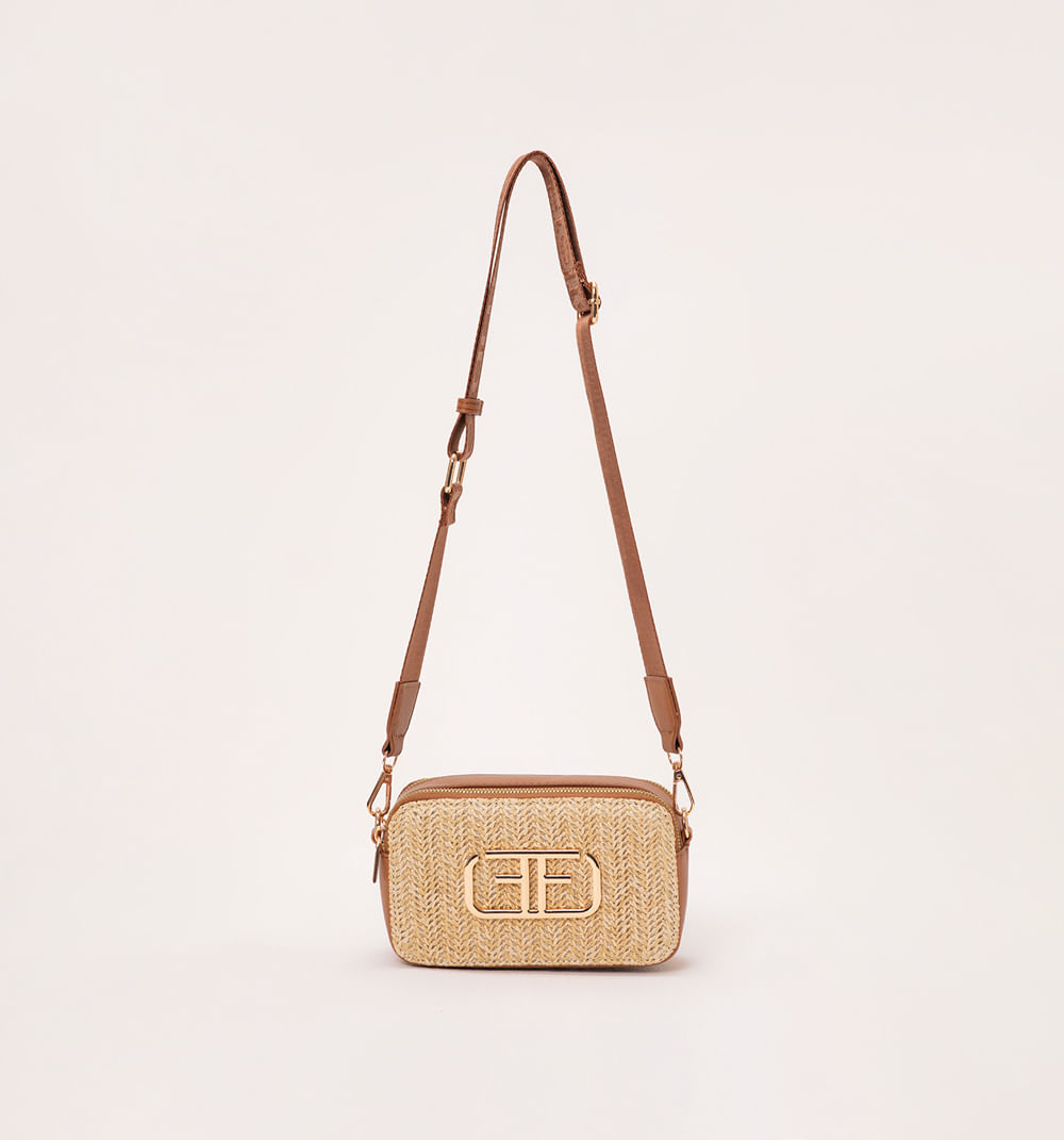 Bolso Manos Libres Combinado Con Herraje