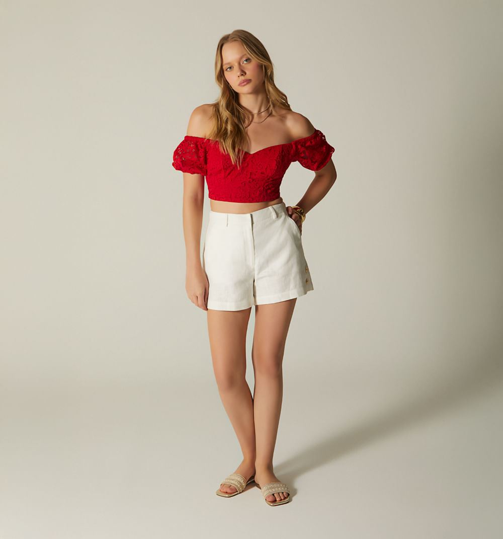 Short Con Botones