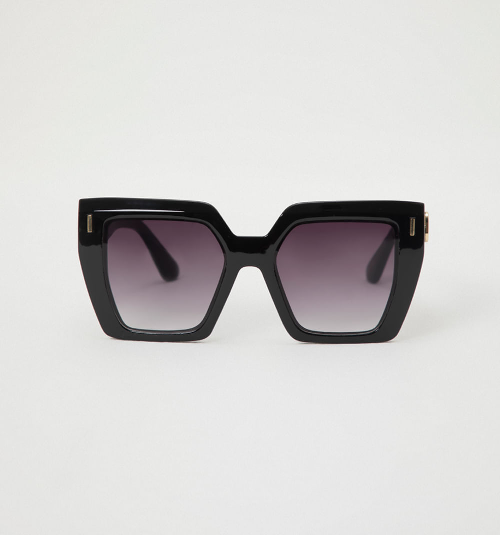 Gafas Maxi Lente Cuadrado Detalle Logo