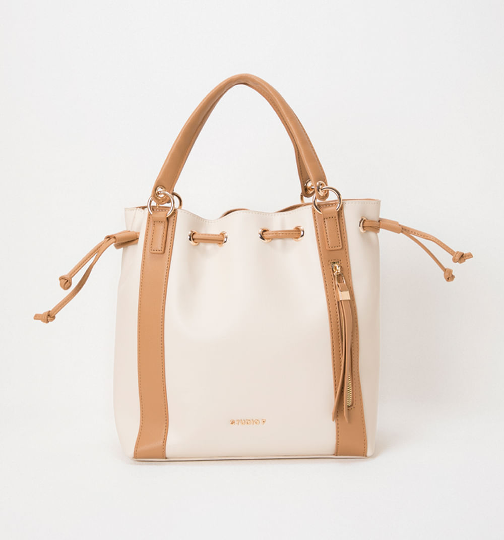 Bolso De Hombre Bi Color  Con Cremallera