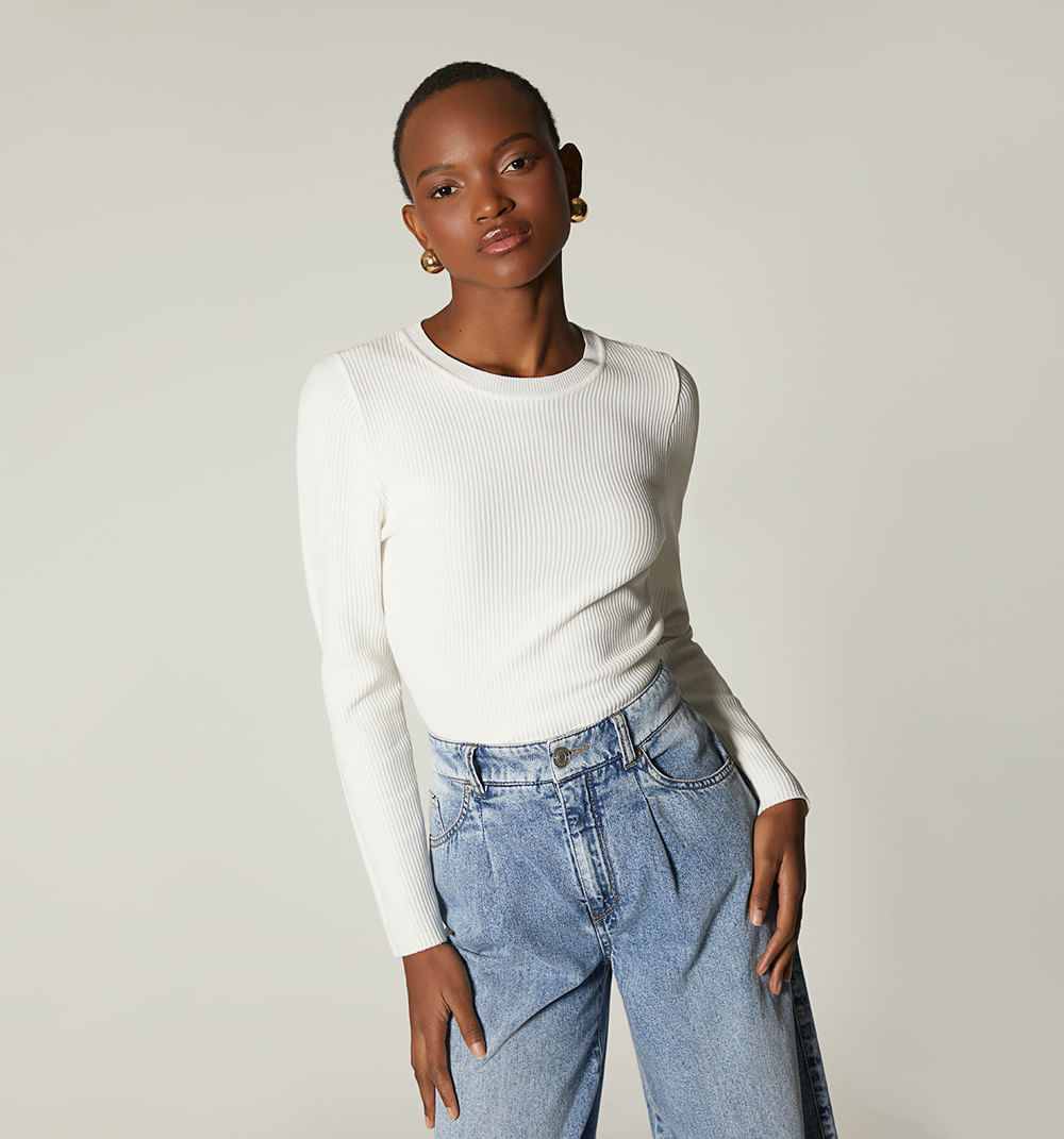 Sueter Basico De Manga Larga