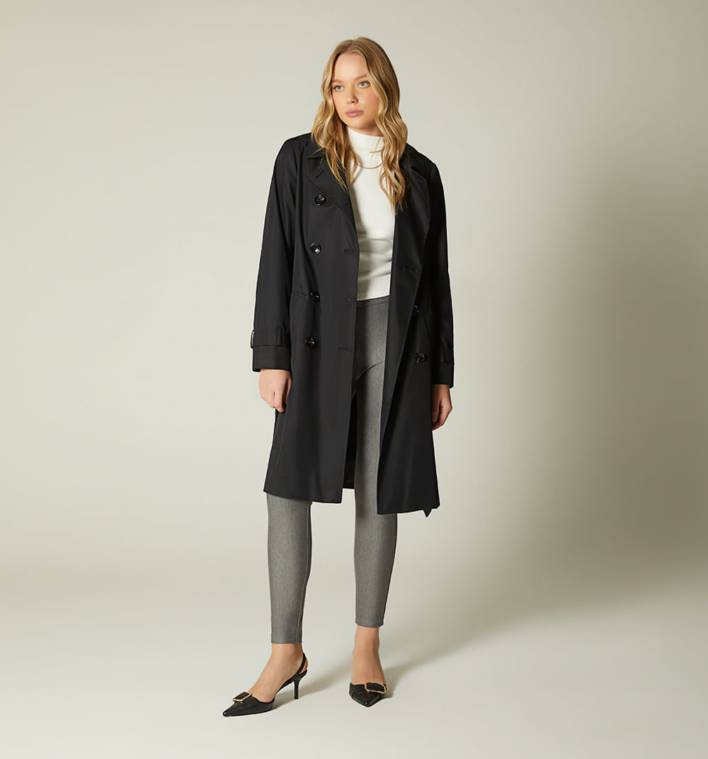 Leggins Pitillo Con Pretina Ancha