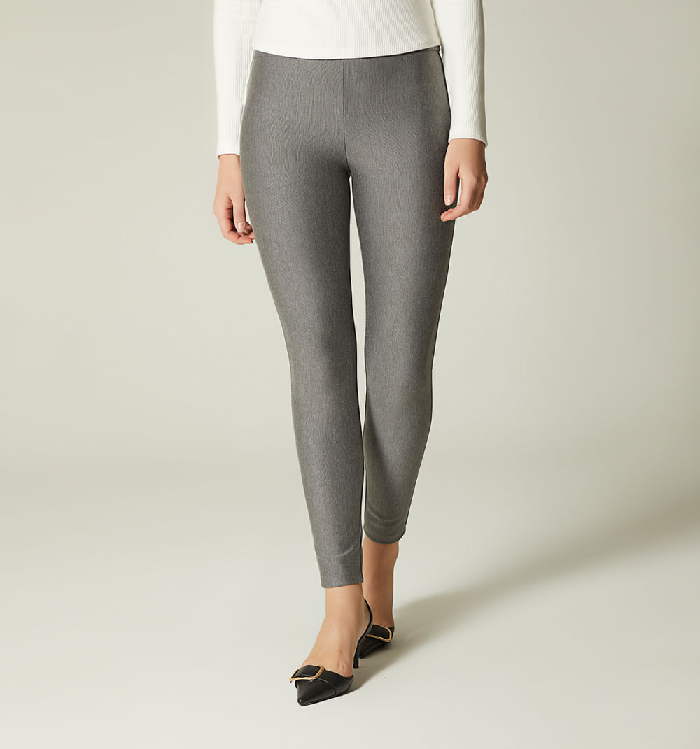 Leggins Pitillo Con Pretina Ancha