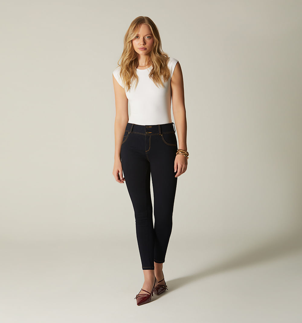 Jean Ultra Slim, Tiro Medio, Crawford Li