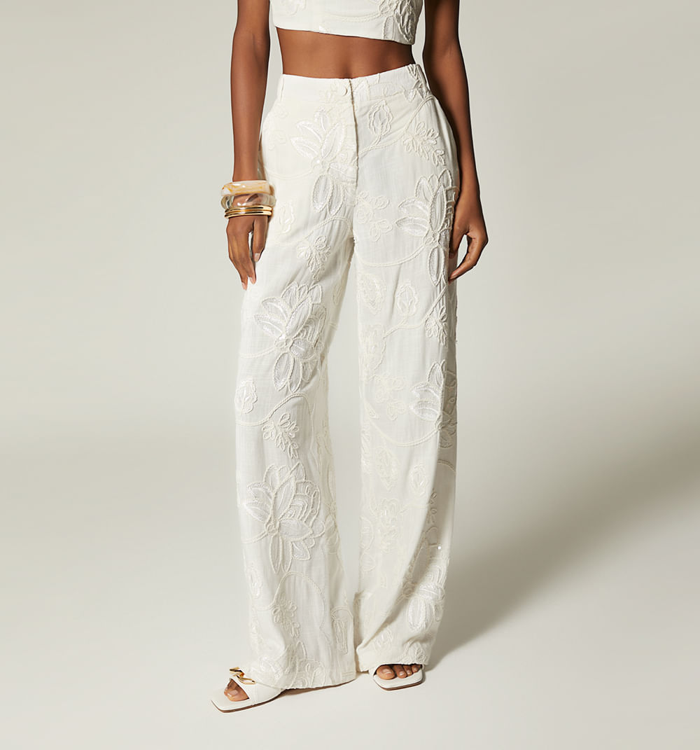 Pantalon Palazo Tiro Alto