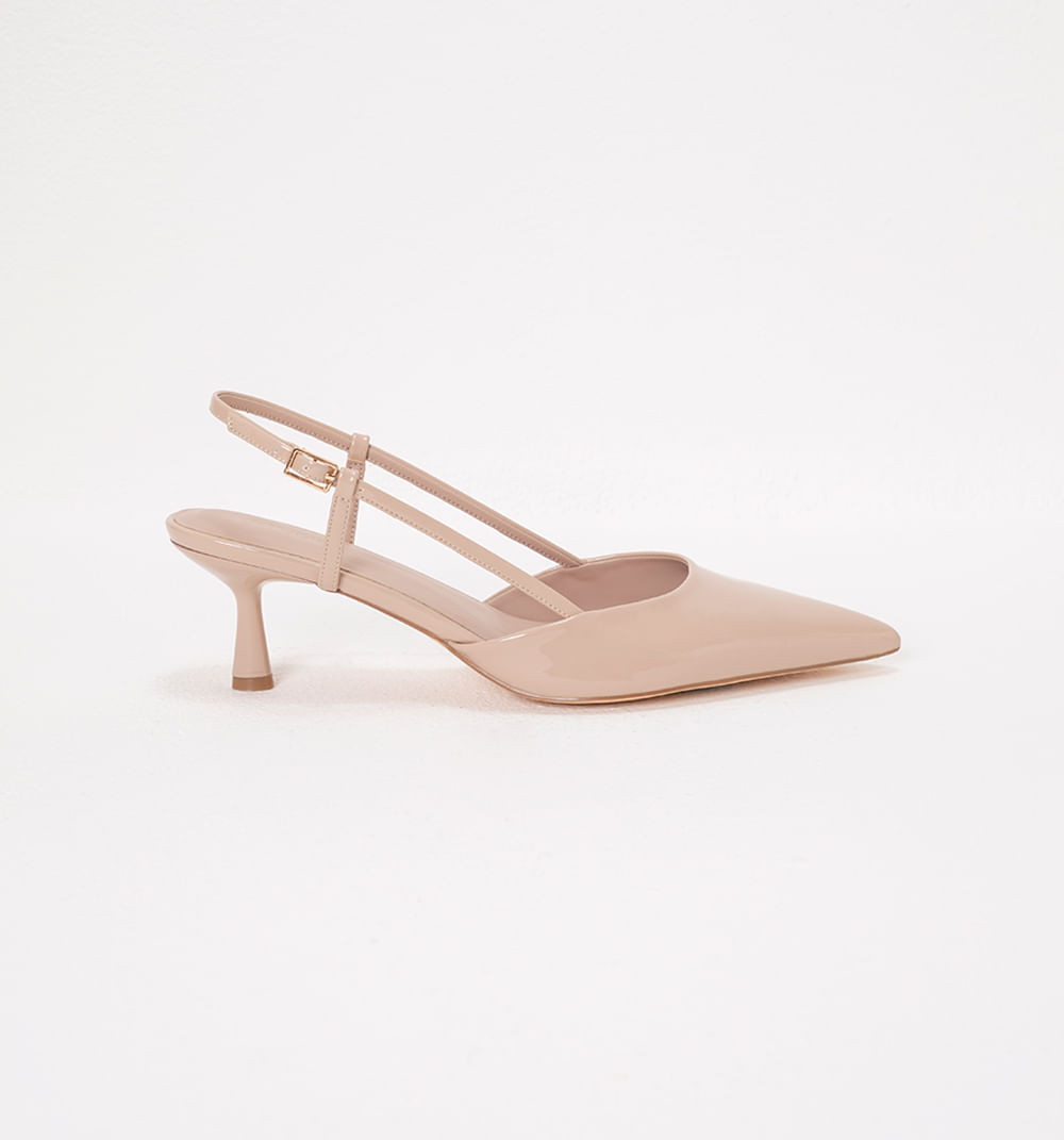 Zapato Cerrado Stiletto Con Tacón Bajo