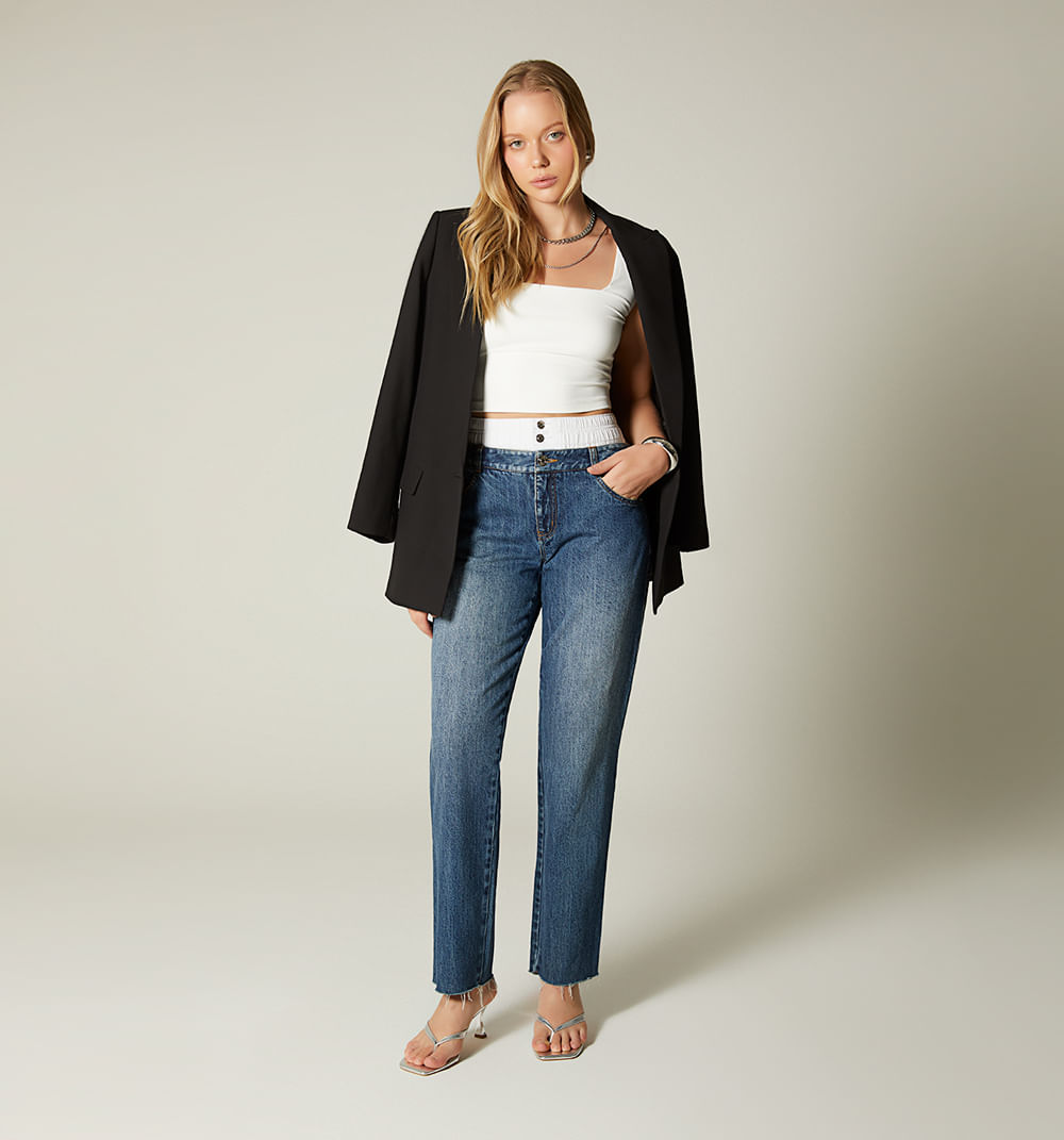 Blusa Crop Escote Cuadrado