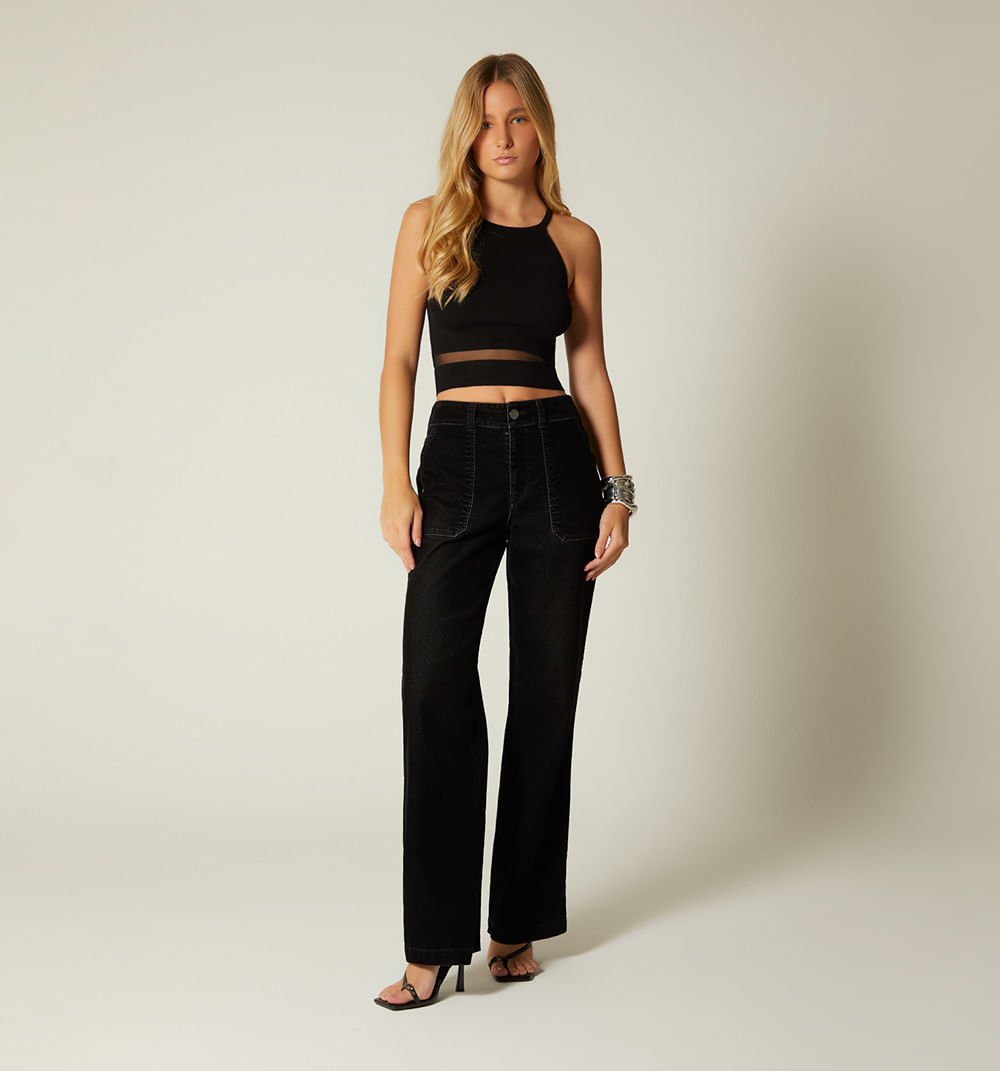 Blusa Tejida Con Texto