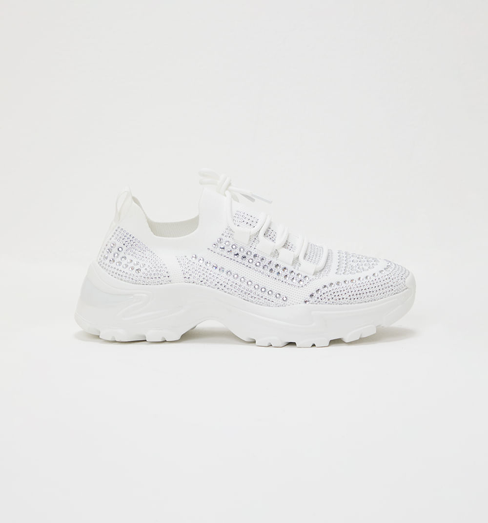 Tenis Senderismo Con Detalles Cristales