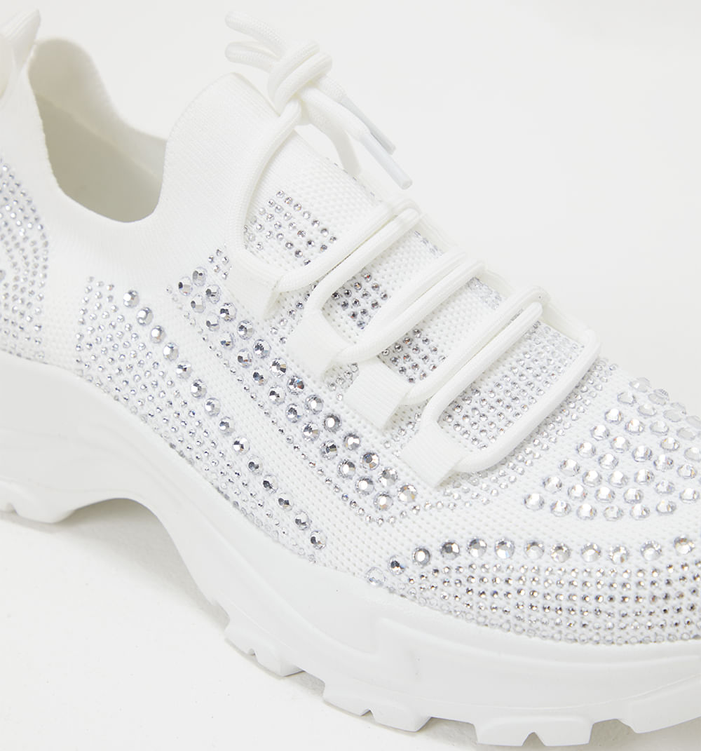 Tenis Senderismo Con Detalles Cristales