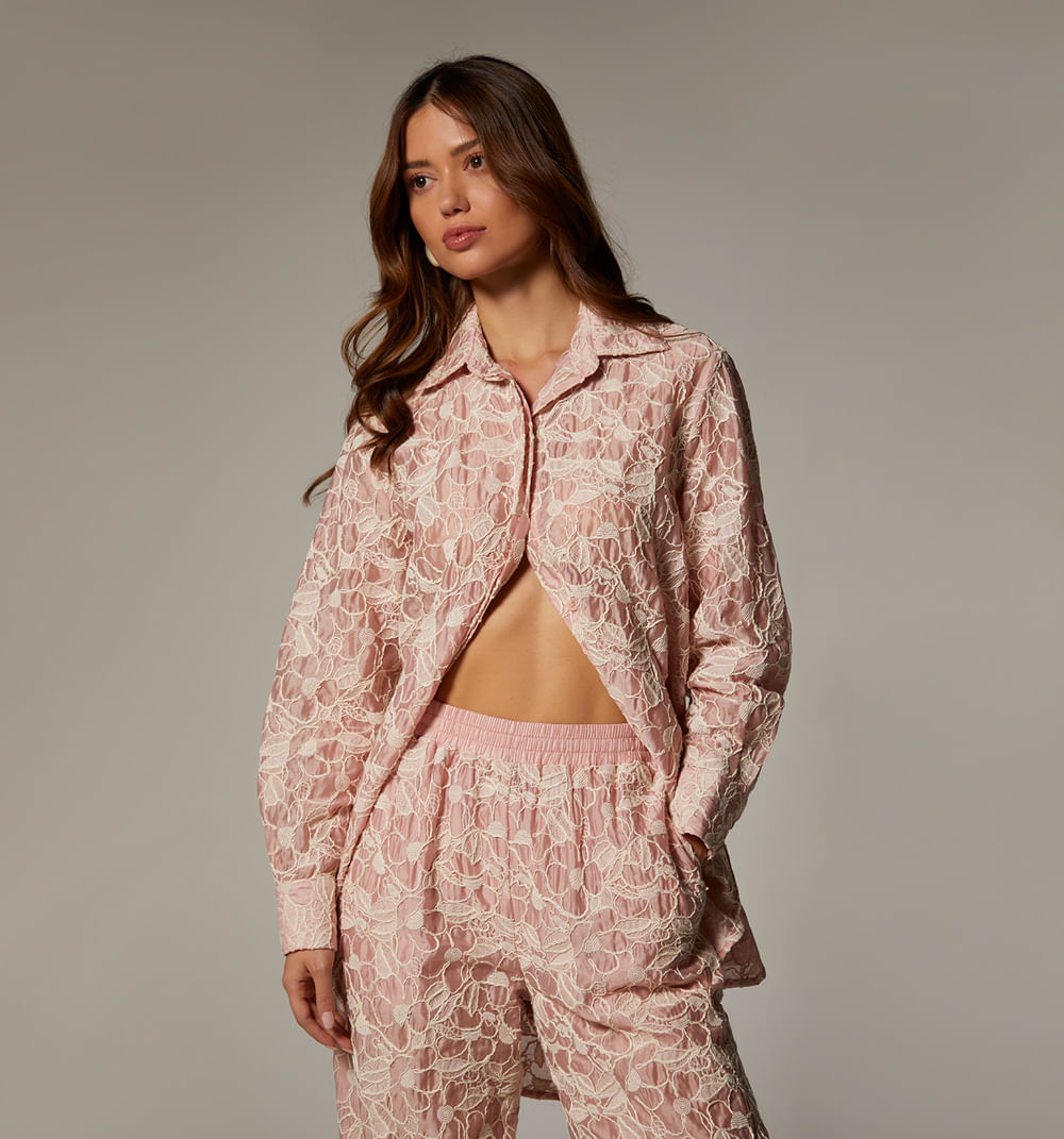Bluson Camisero Con Maxipuño