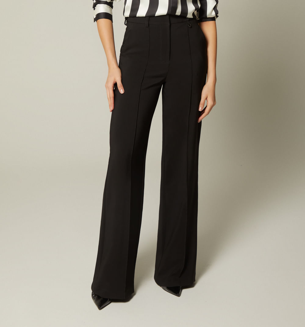 Pantalon Palazzo Tiro Alto