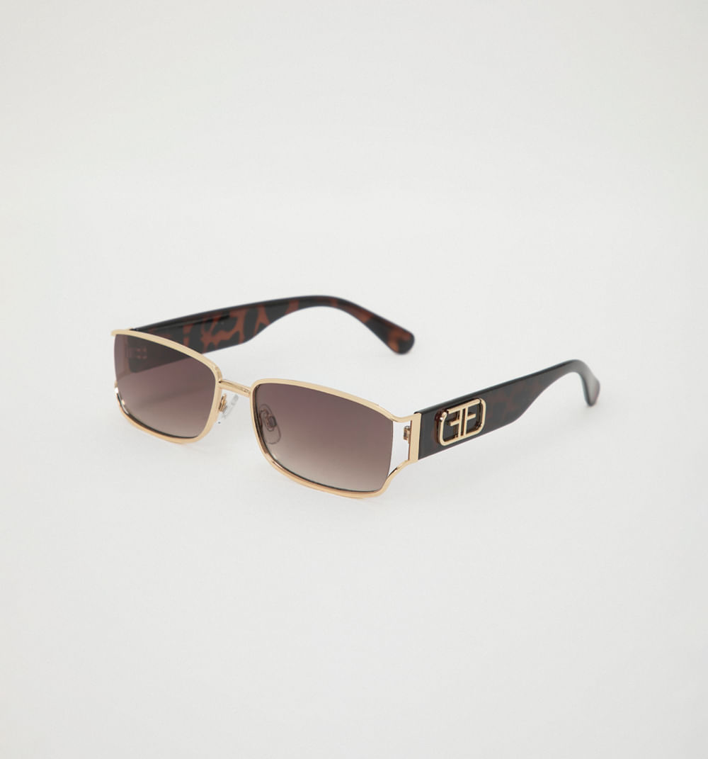 Gafas Rectangulares Marco Metalico
