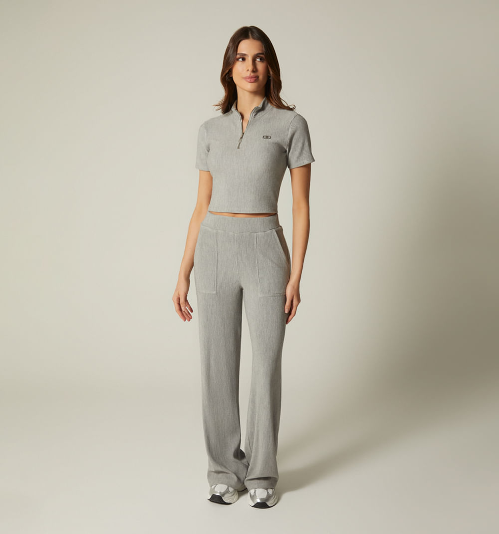 Pantalon Deportivo Con Bolsillo