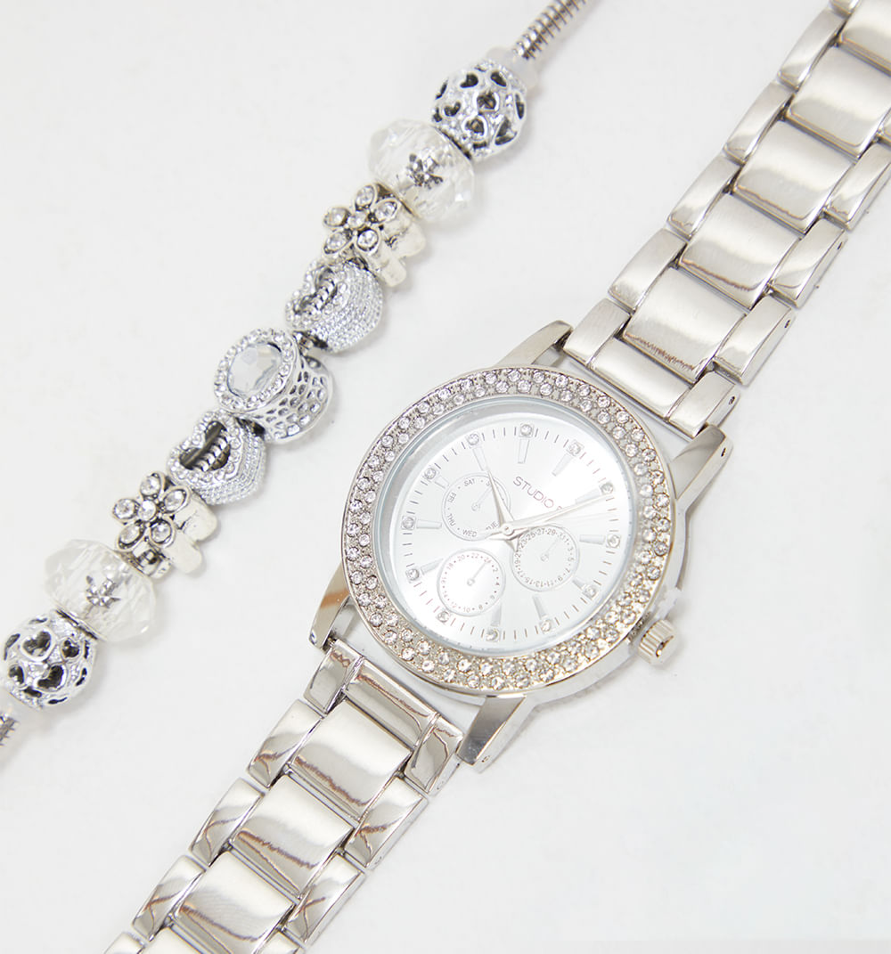 Set Reloj Y Pulsera