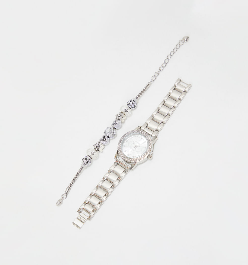 Set Reloj Y Pulsera