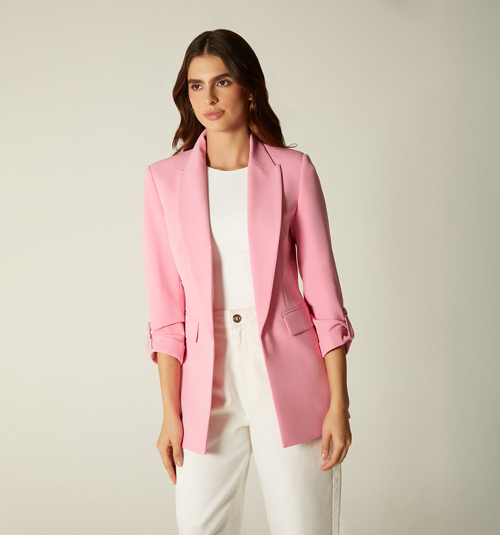 Blazer Manga Larga Silueta Over Size