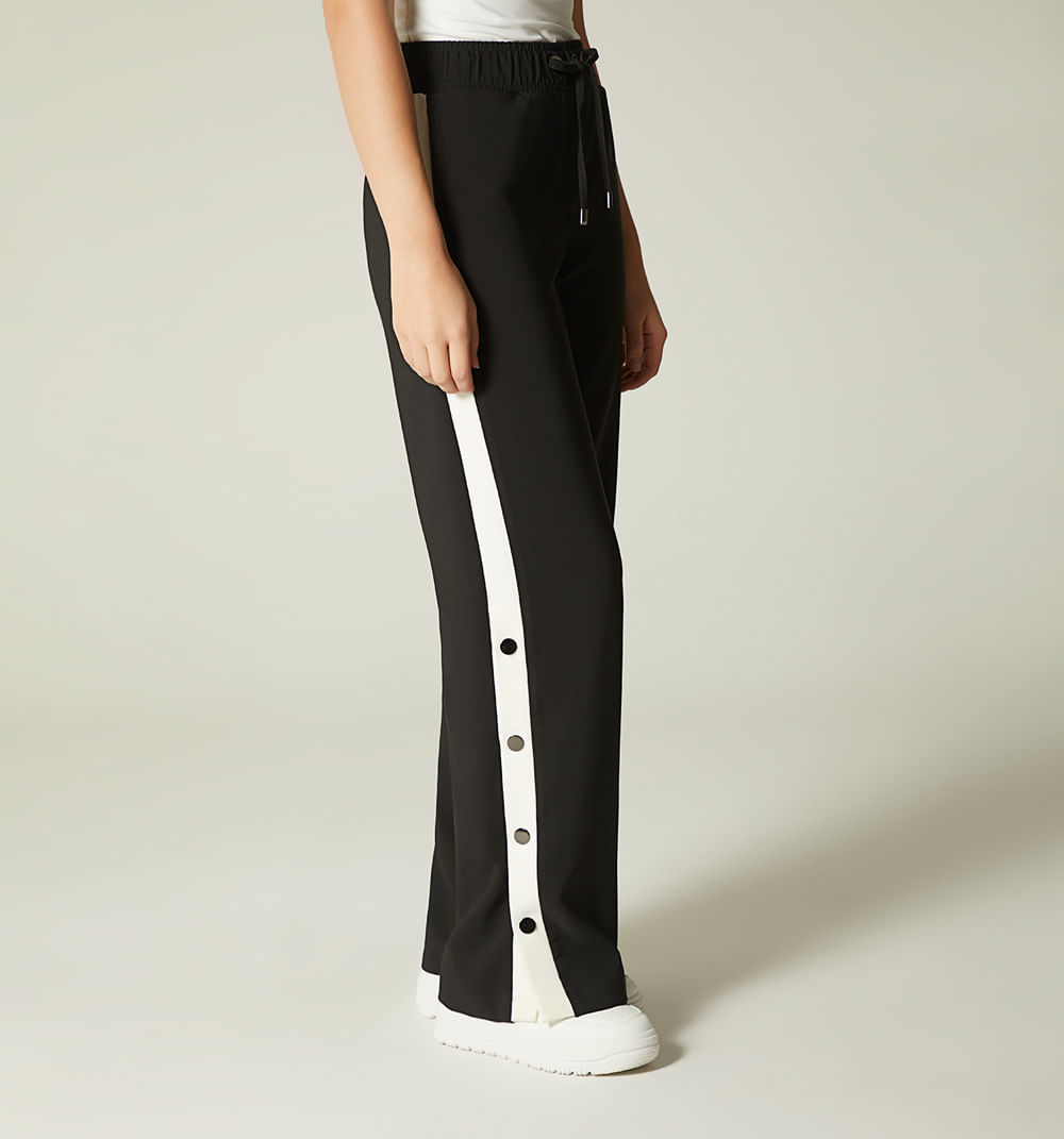 Pantalon Con Franja En Laterales
