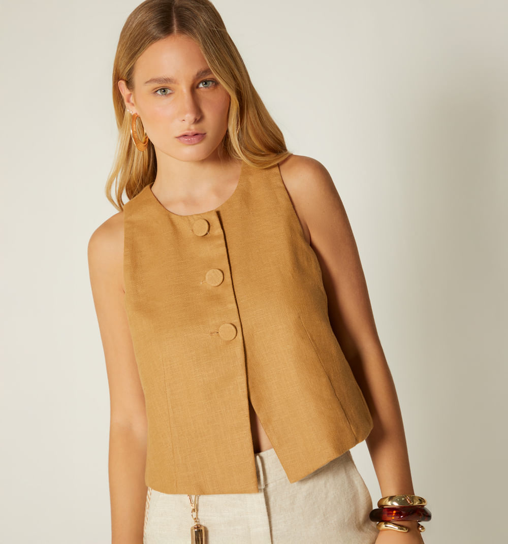 Blusa Sisa Con Botones